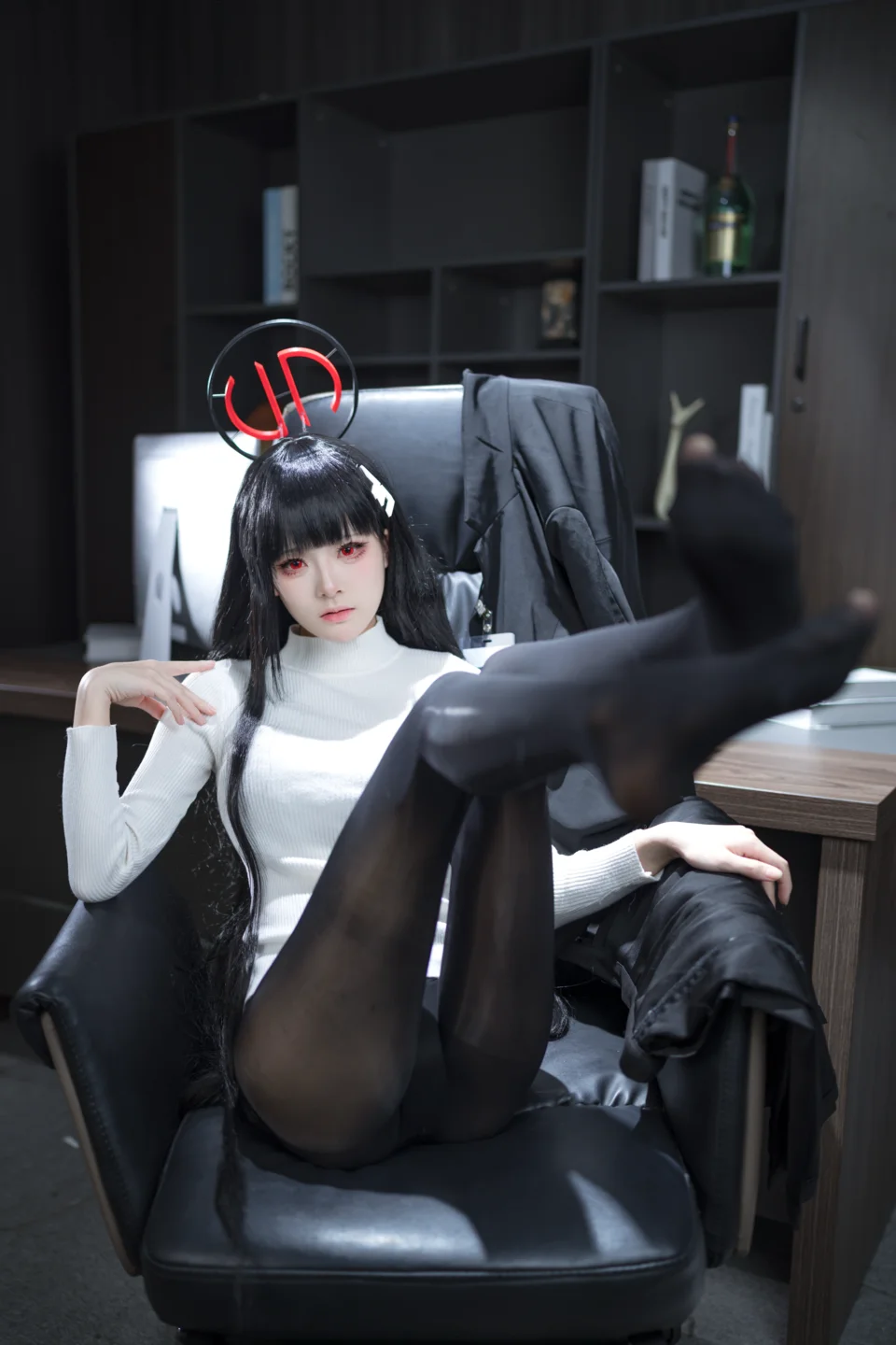 九柒喵 - No.026 蔚蓝档案 调月莉音 [64P-1.4GB] tg@simisebaisi 【丝足阁】062.webp